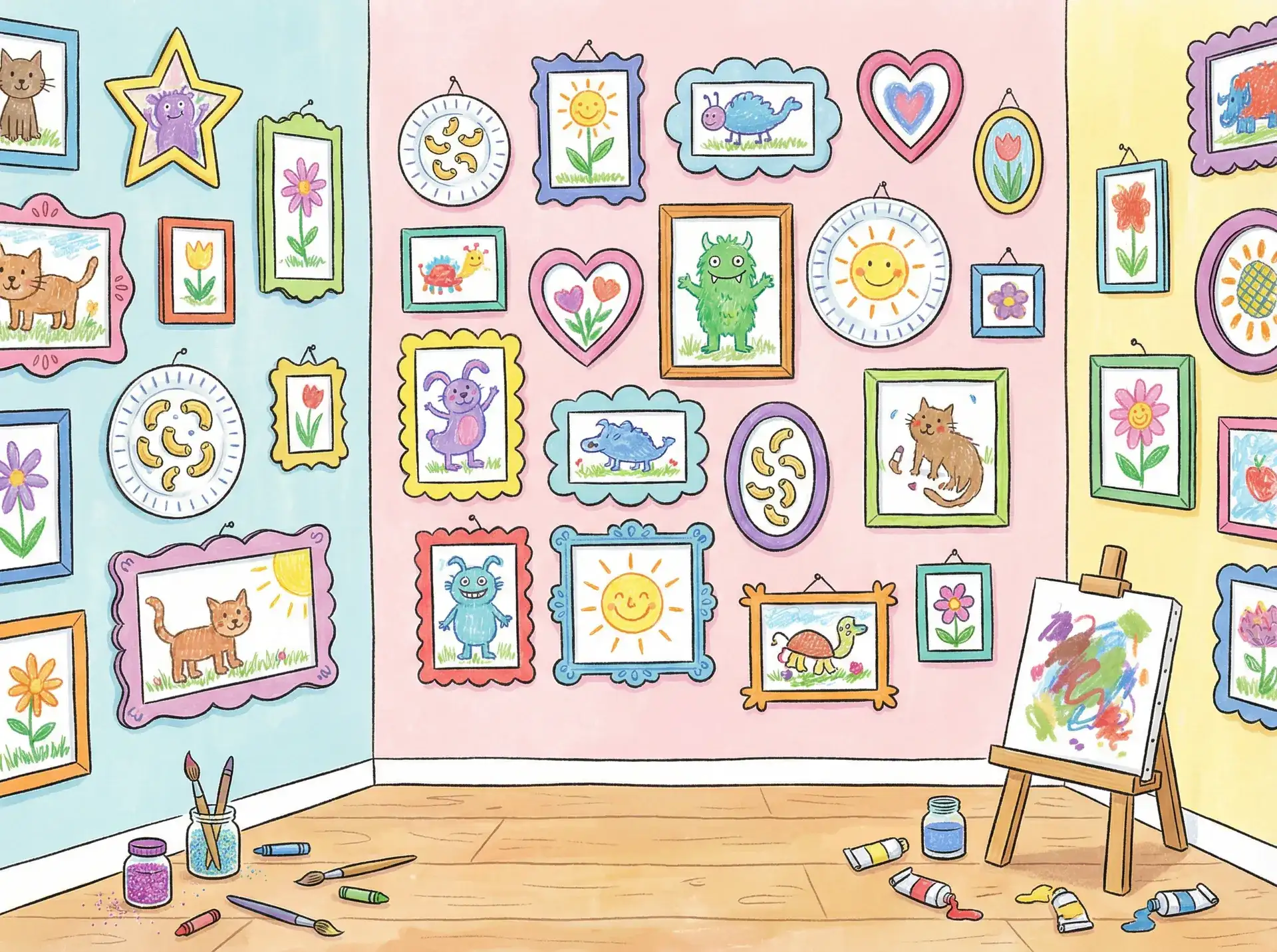 小朋友的彩色画作 - 欧阳娜娜 刘昊然 创意展示
